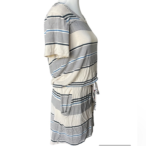 Chaser Strappy Drape-Back Striped Mini Dress - Picture 6 of 12